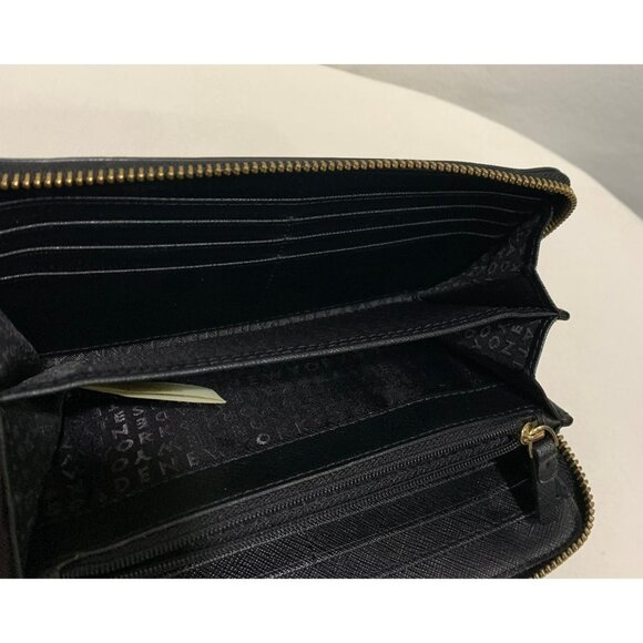 Kate Spade Laurel Way Neda Zip Around Wallet Black WLRU2669 - Picture 7 of 12